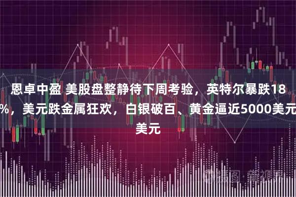 恩卓中盈 美股盘整静待下周考验,英特尔暴跌18%,美元跌金属狂欢,白银破百、黄金逼近5000美元